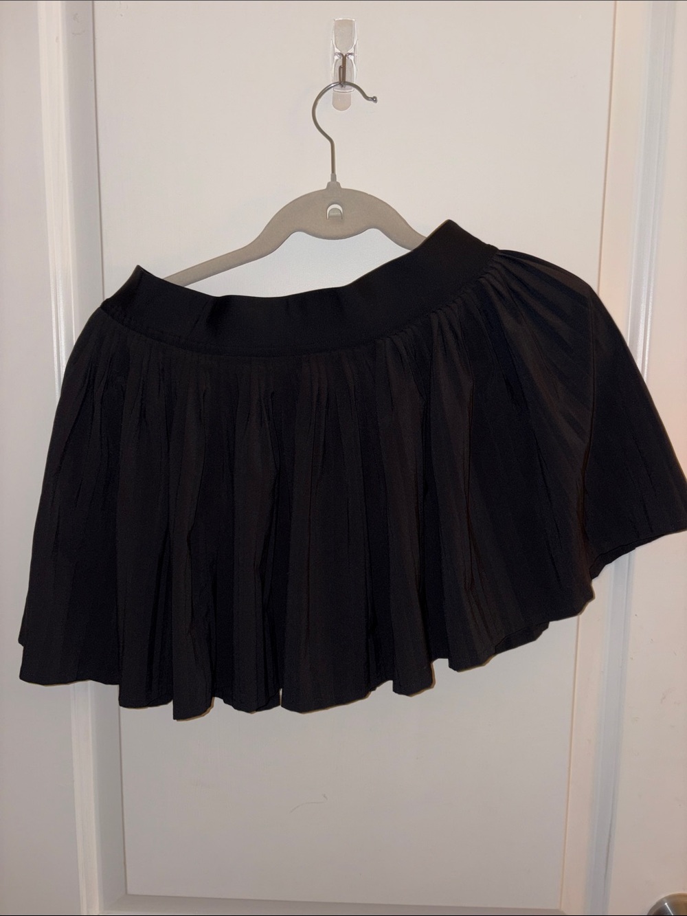lululemon athletica Black Pleated Skater Skirt